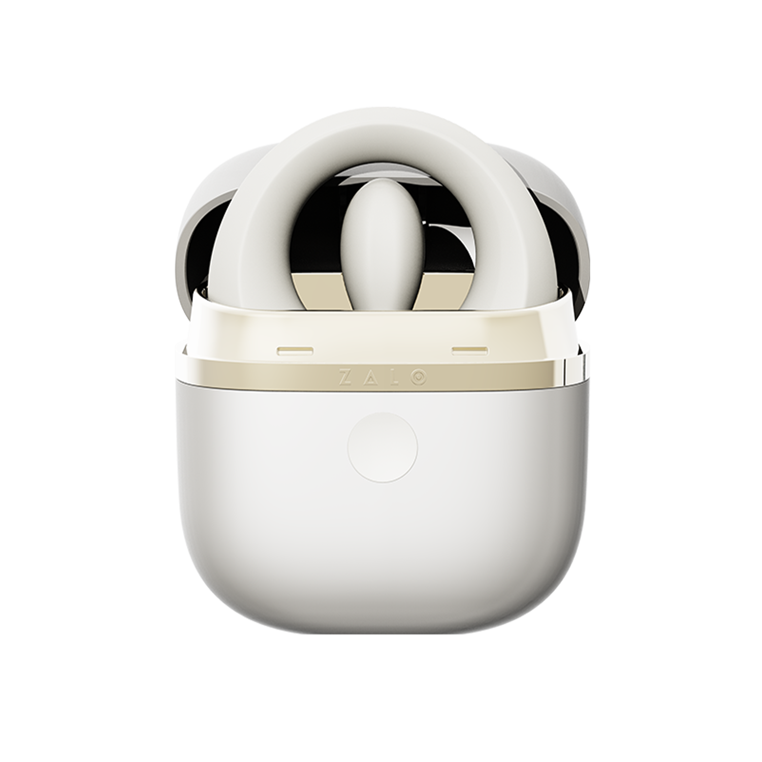 ZALO- Apis - Vibrerende Ring voor Koppels, App Bediend - Ivoor Wit