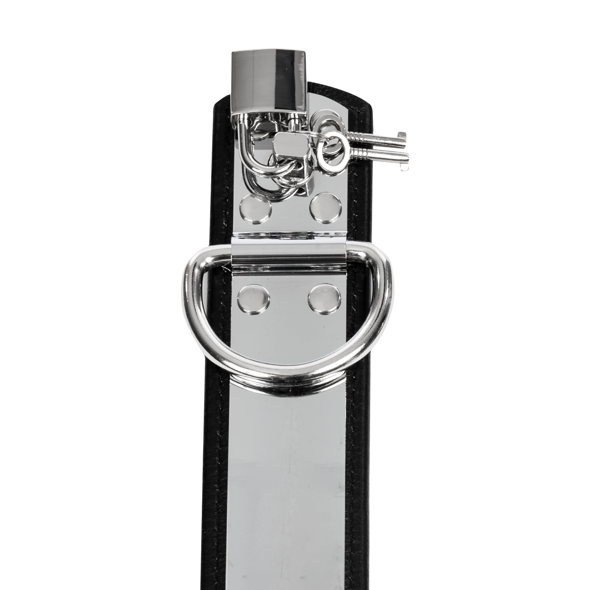 Rimba - Leren voetboeien met metaal en hangslot