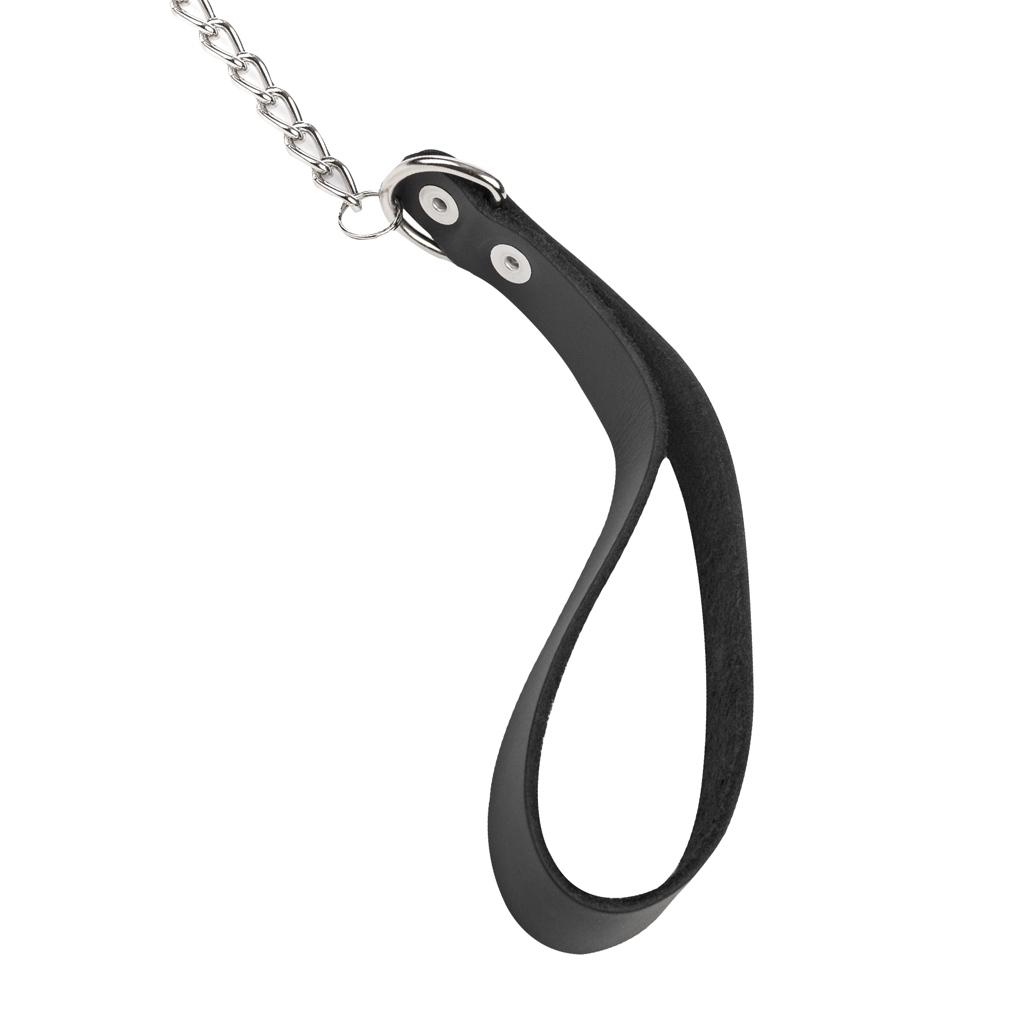 Rimba - Halsband met studs en hondenketting, verstelbaar met gesp.