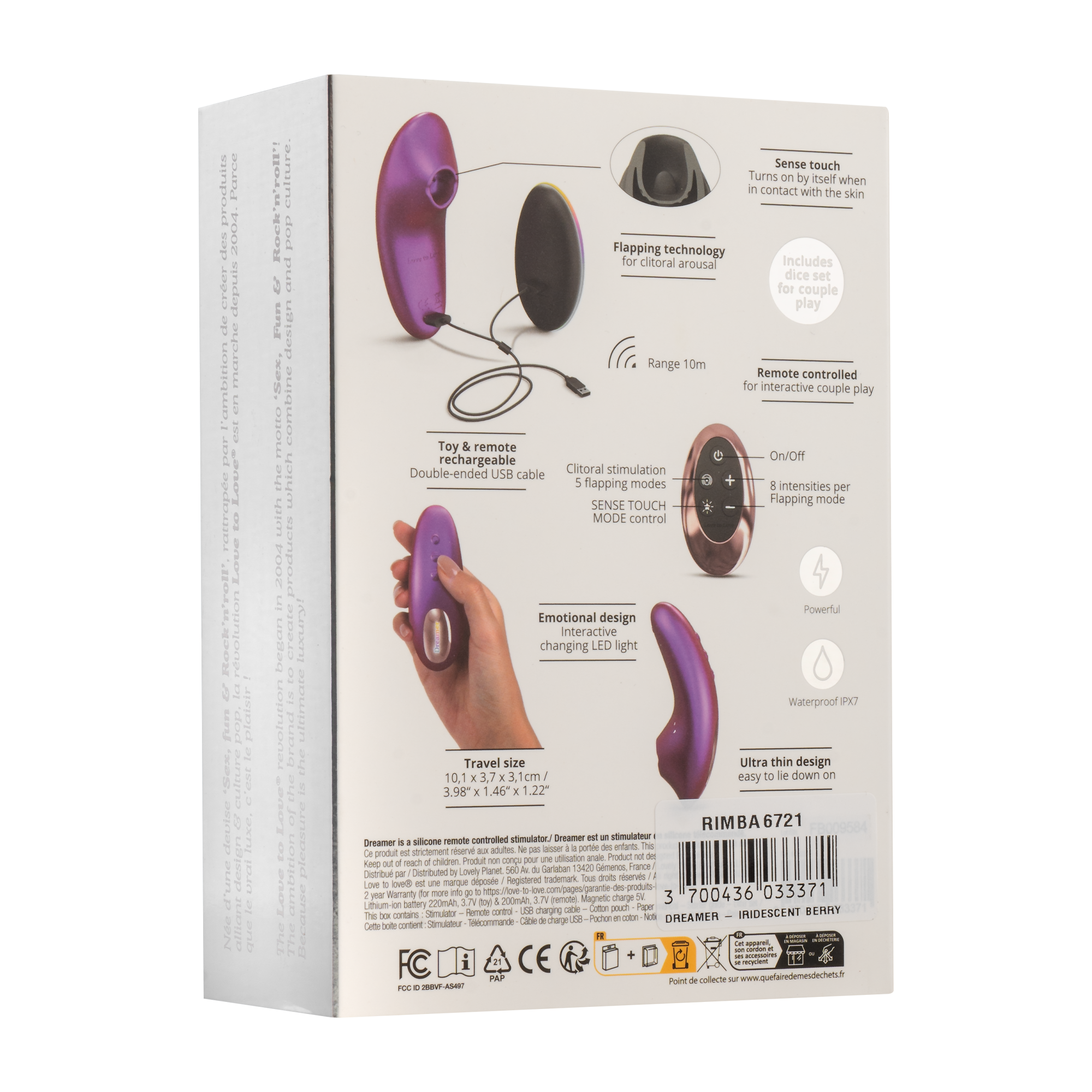 Love to Love - Dreamer - Clitorisvibrator - Roze