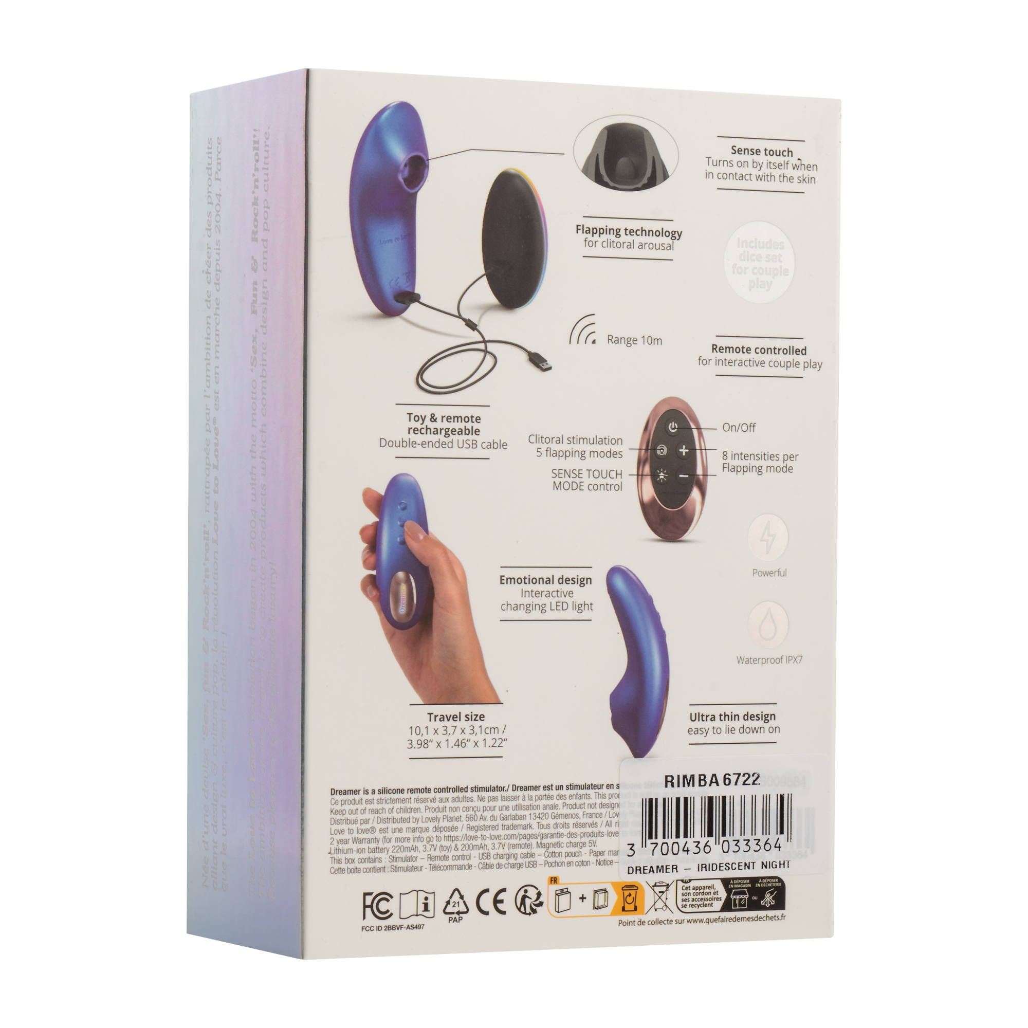 Love to Love - Dreamer - Clitorisvibrator - Paars