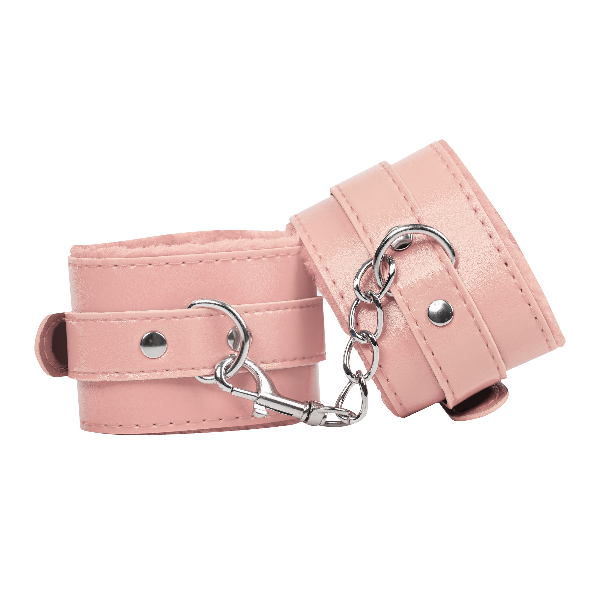 TieMeUp - Handboeien van zacht bont - Roze