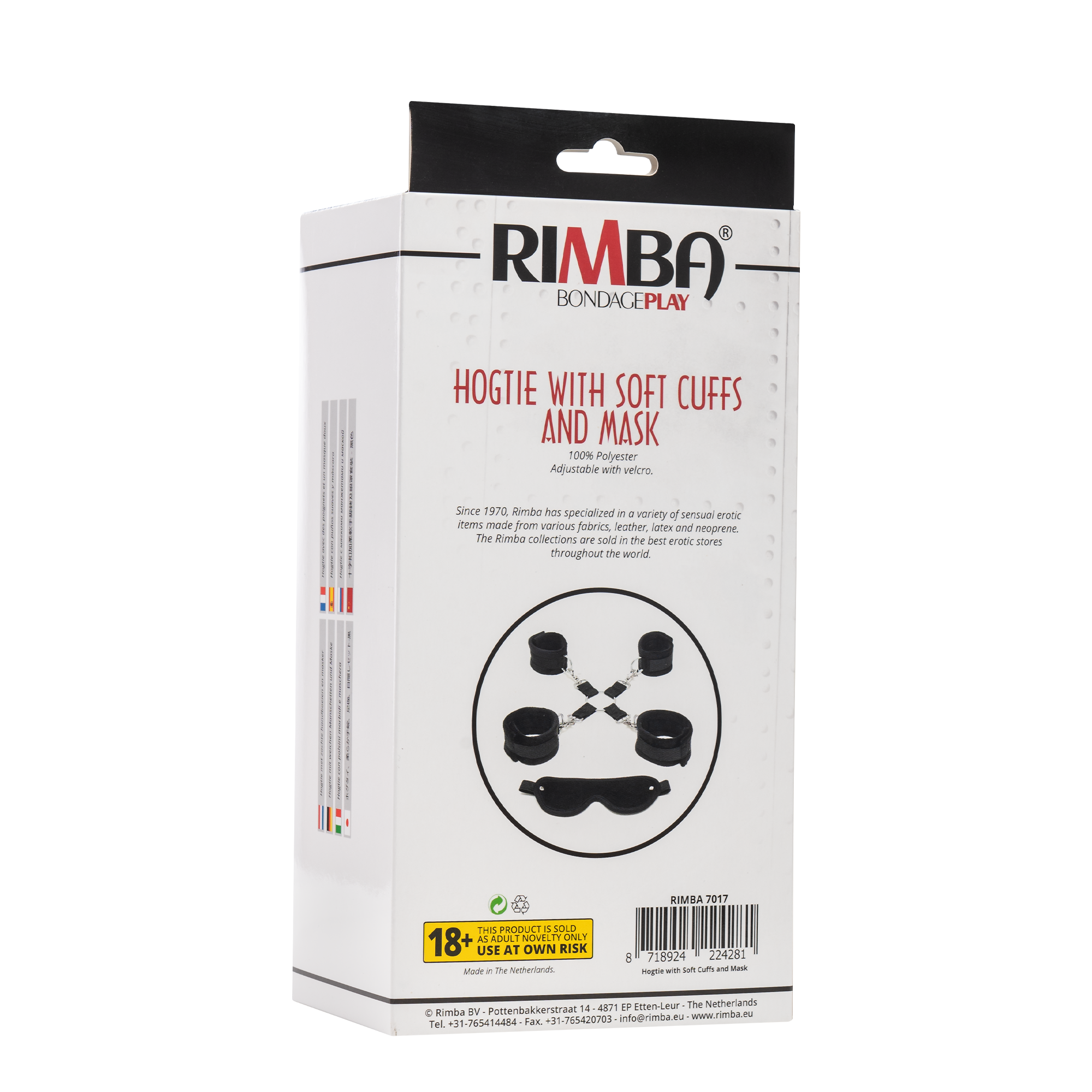 Rimba - Soft bondage set met klittenband (6-delig)