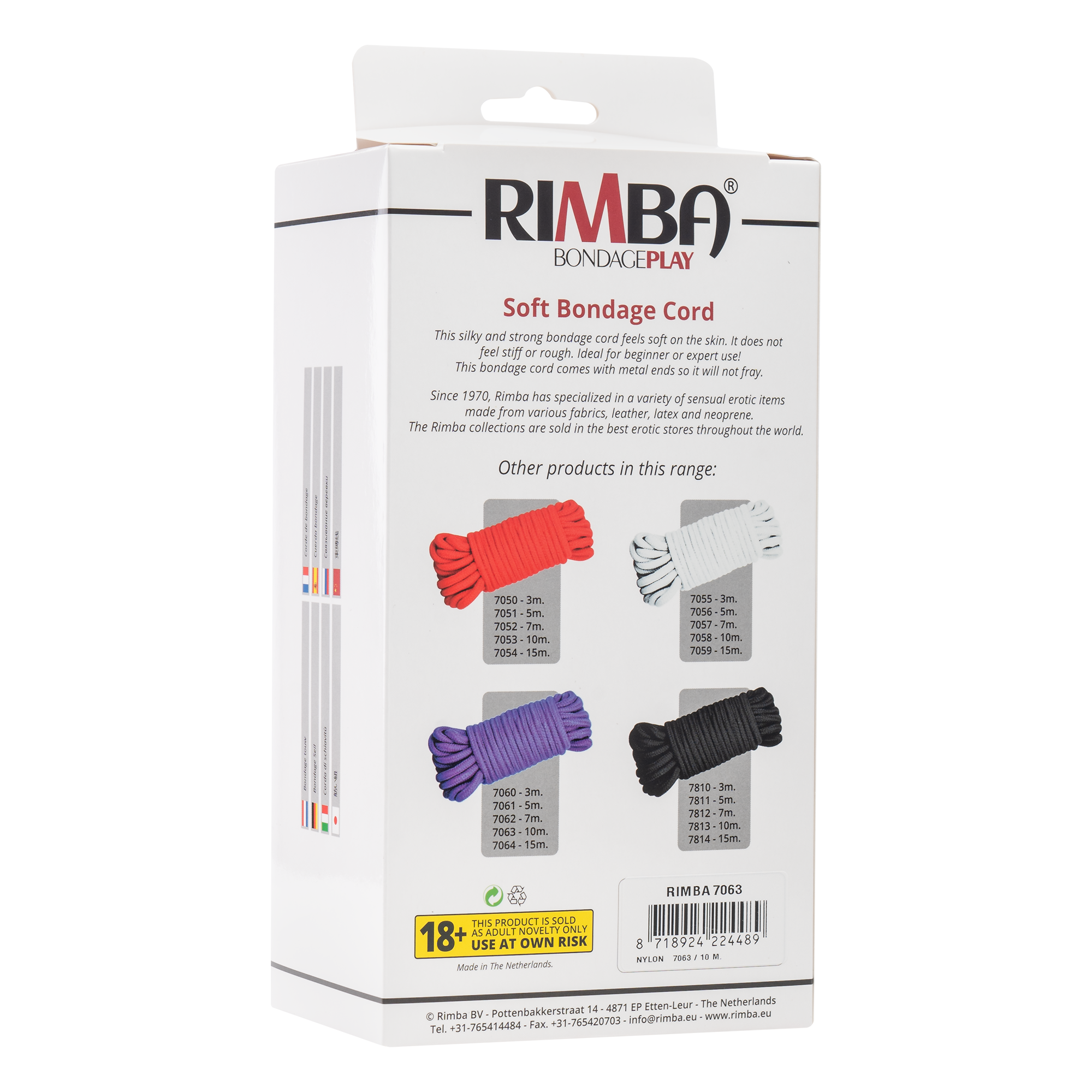 Rimba - Zacht Japans bondage touw, 10 m, 100% Nylon