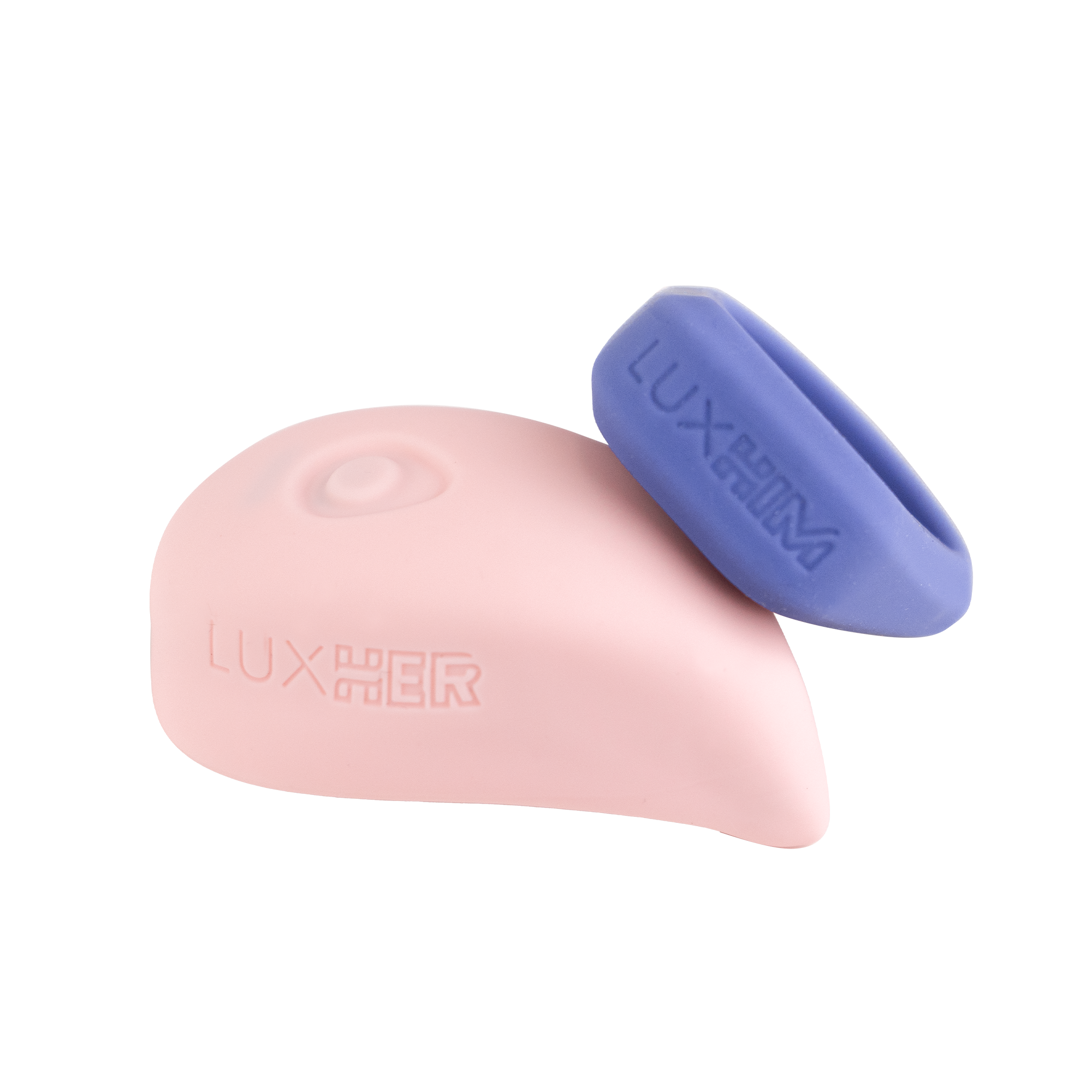 LUXUS - Luxus - Interactieve seksspeeltjes voor koppels, bestuurbaar via app - roze/blauw