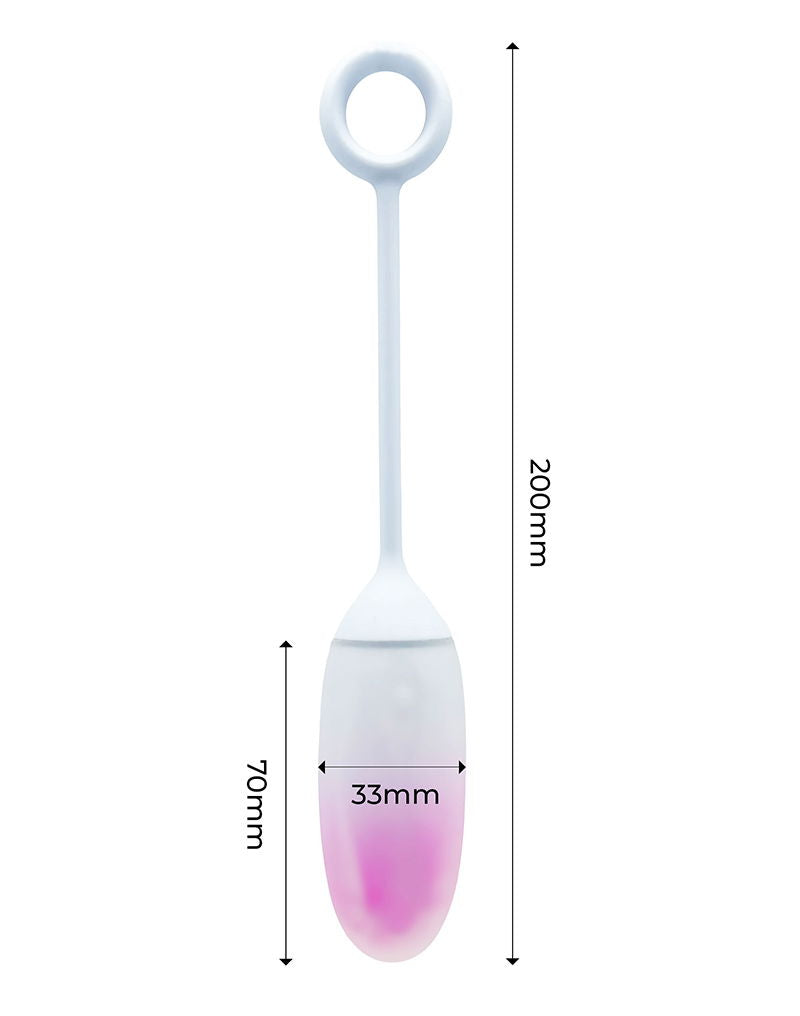 IY - Vibrerend Ei met App. - Blauw/Paars