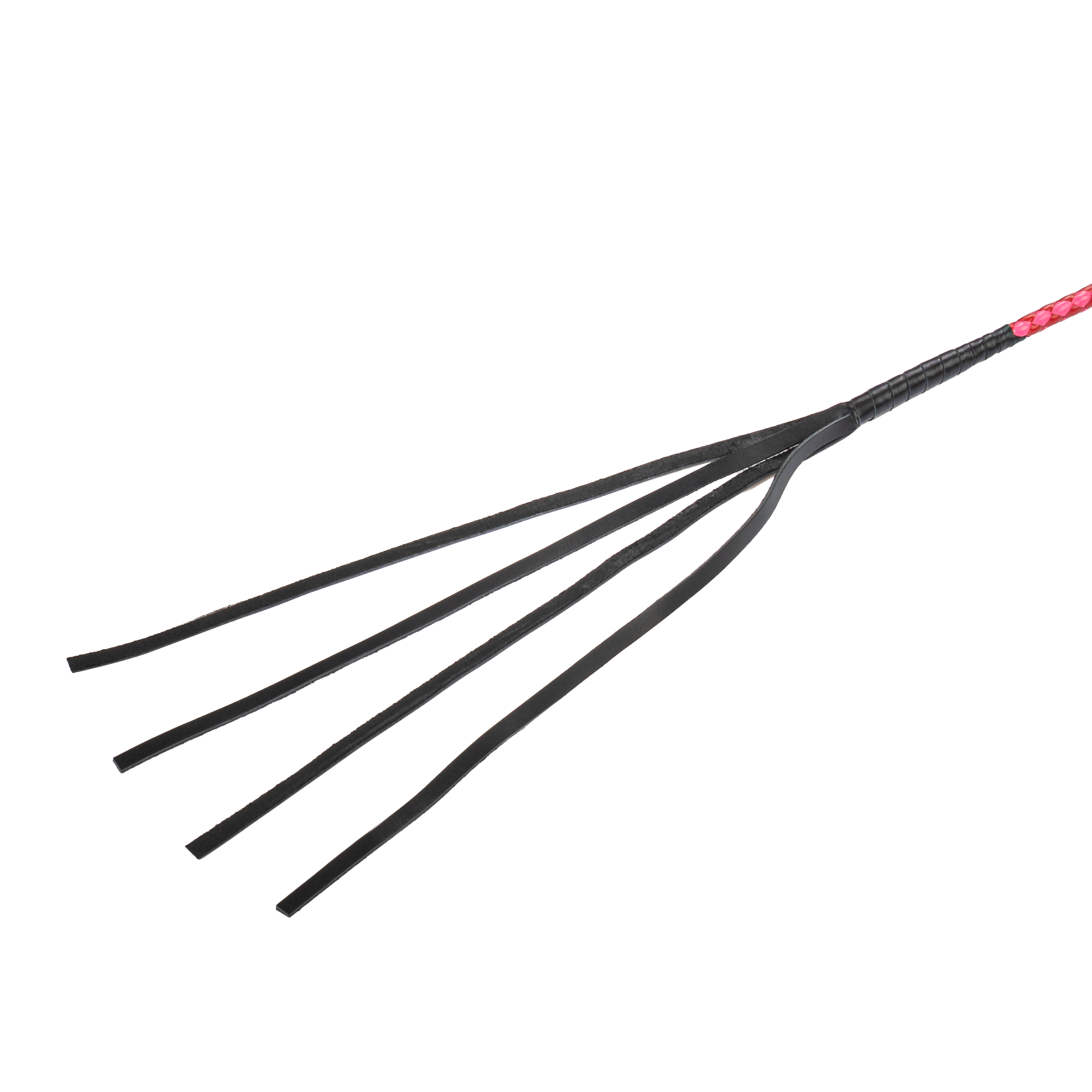 RISE - 90cm Bull Whip - Rood/Roze