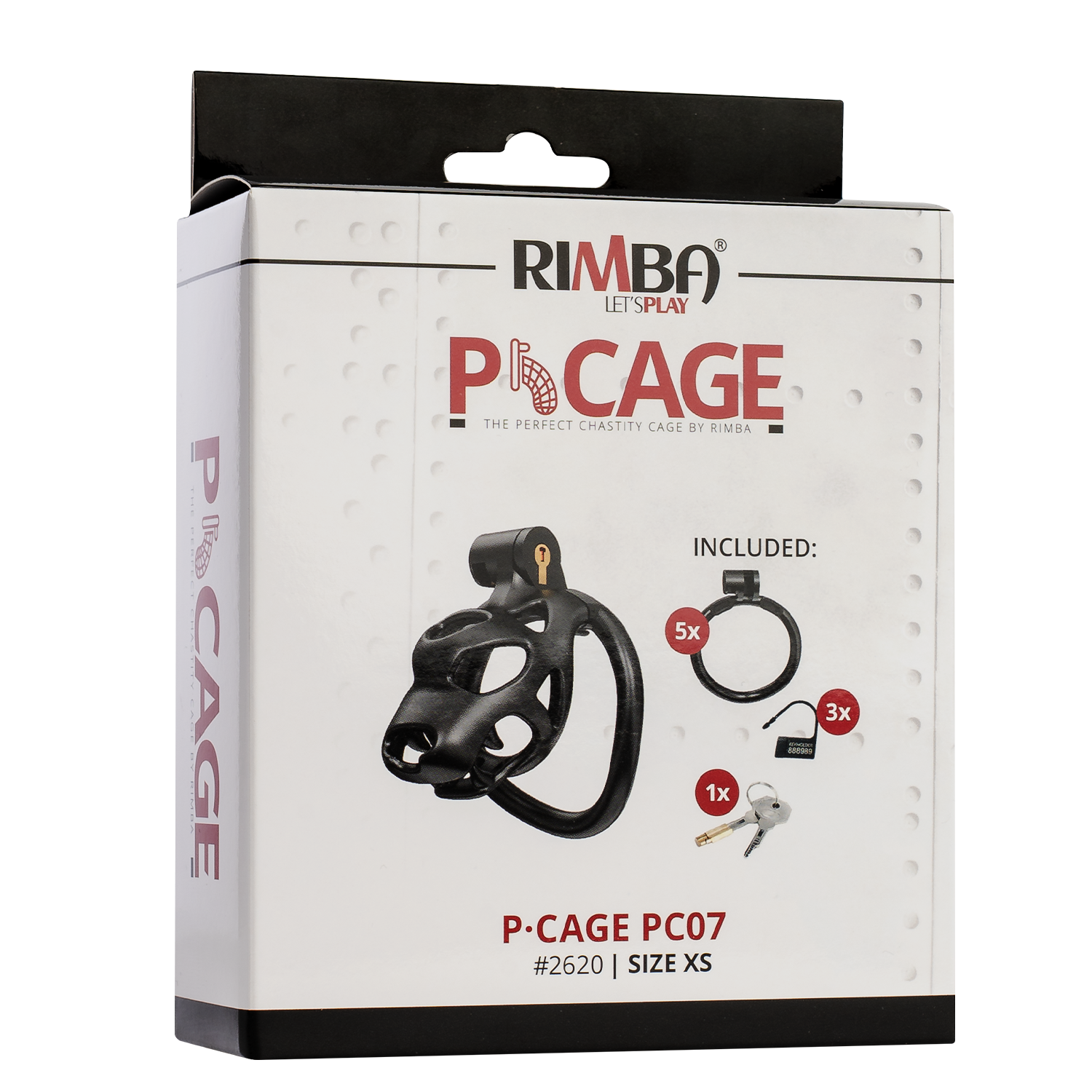 Rimba P-Cage - P-Cage PC07 - Peniskooi Maat XS - Zwart