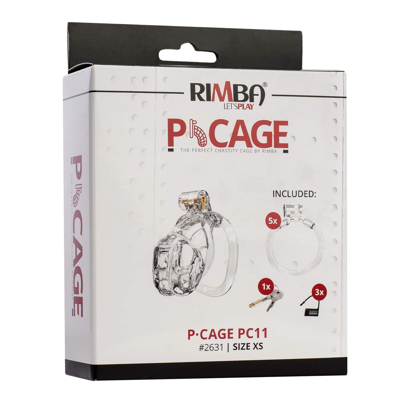 Rimba P-Cage - P-Cage PC11 - Peniskooi maat XS - Transparant