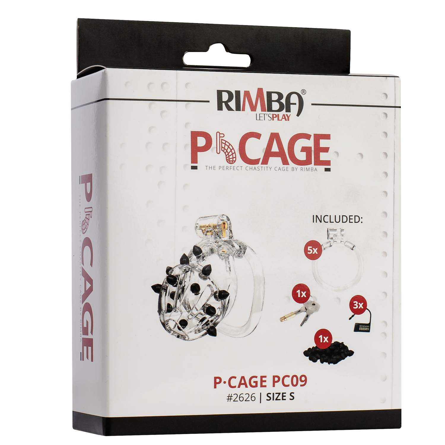 Rimba P-Cage - P-Cage PC09 - Peniskooi Maat S - Transparant