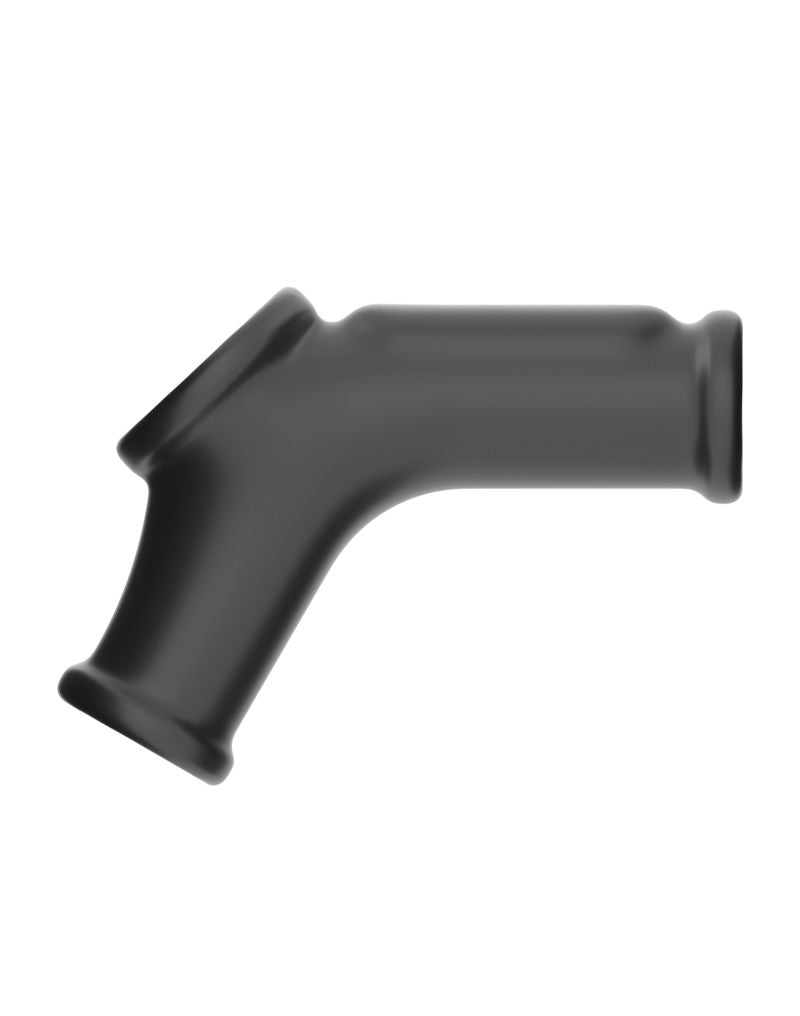 LoveToy - Silk Knights Ring - Vibrerende Penis en Scrotum Sleeve (Ø 2,8 cm) - Zwart