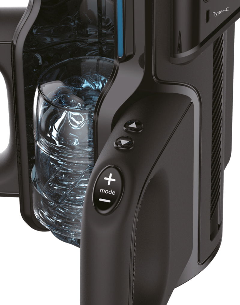 Leten - SM 500 - Super Thrusting  Masturbator met telefoonhouder