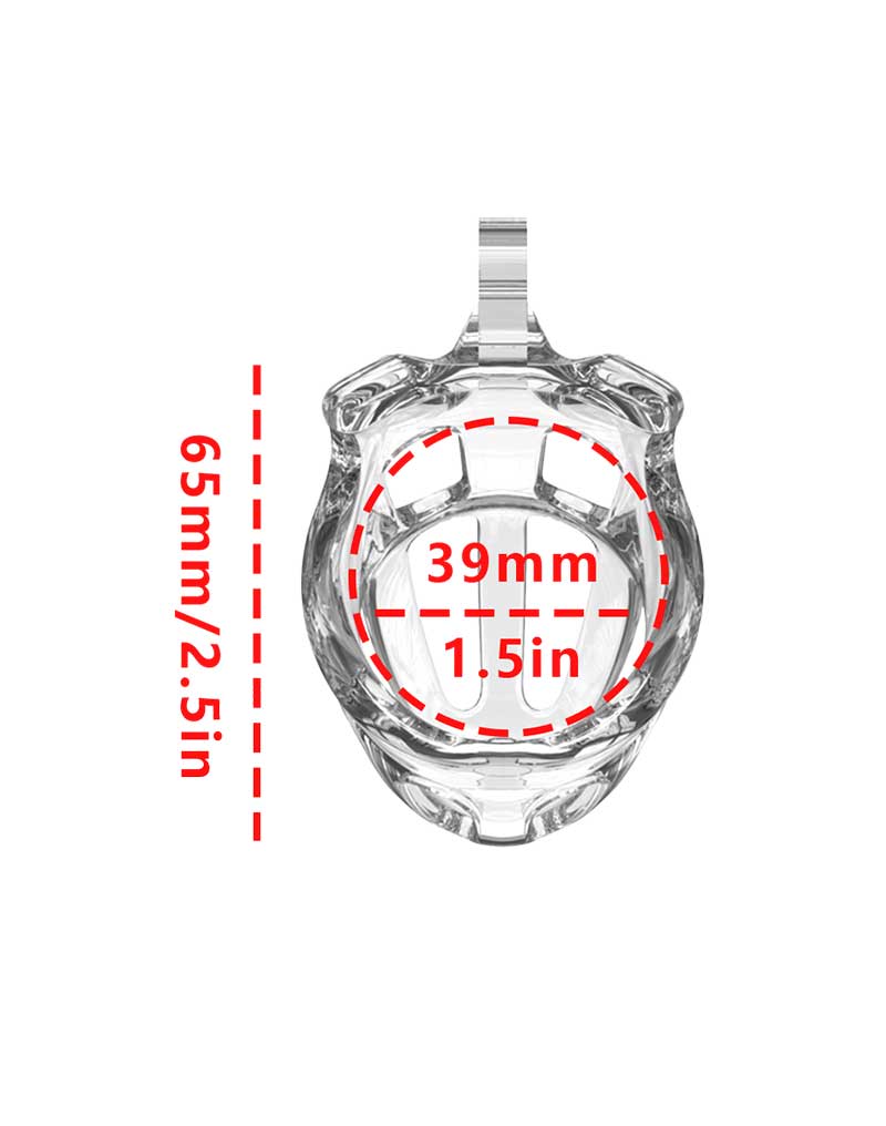 Rimba P-Cage - P-Cage PC08 - Peniskooi Maat S - Transparant