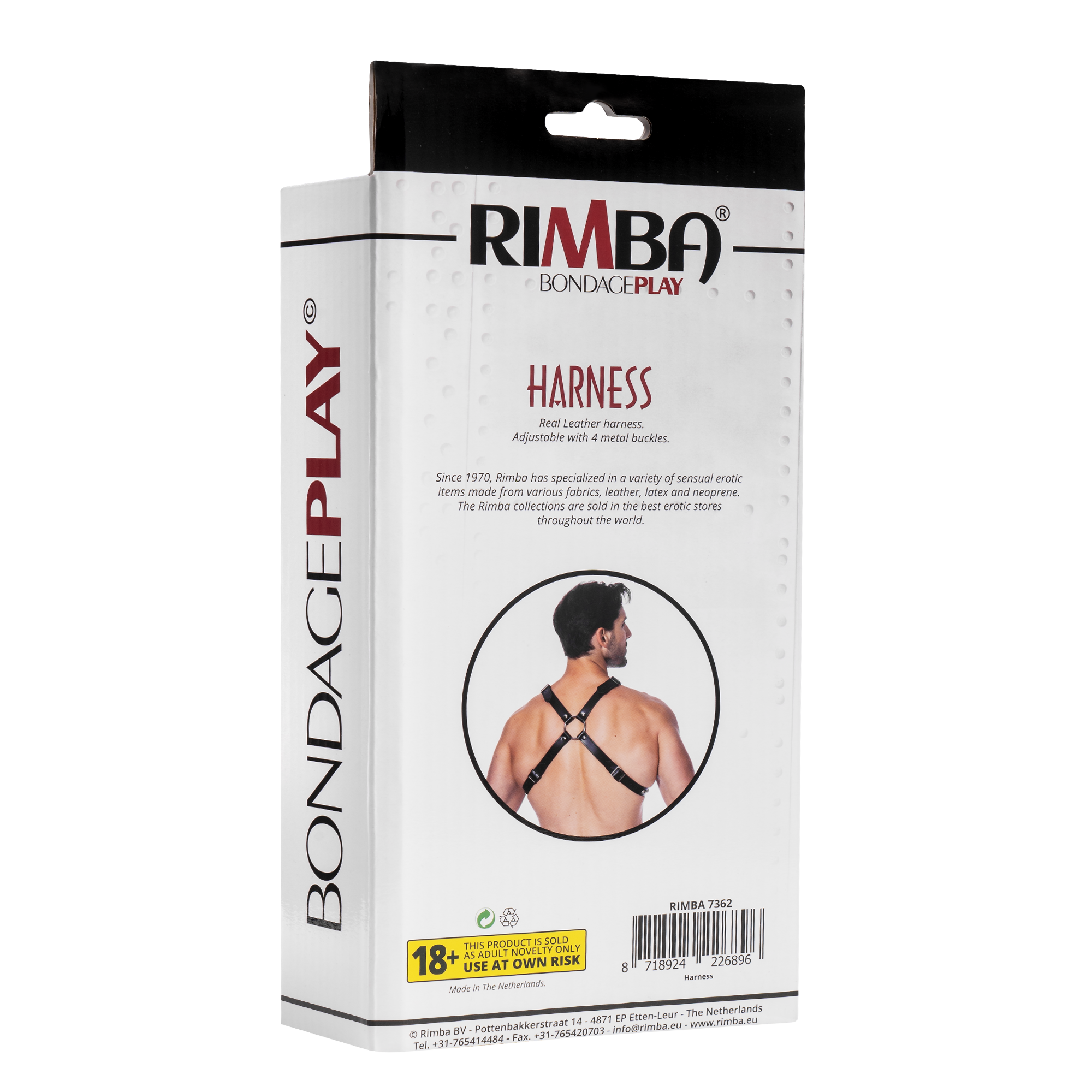 Rimba - Chest harnas versierd met studs