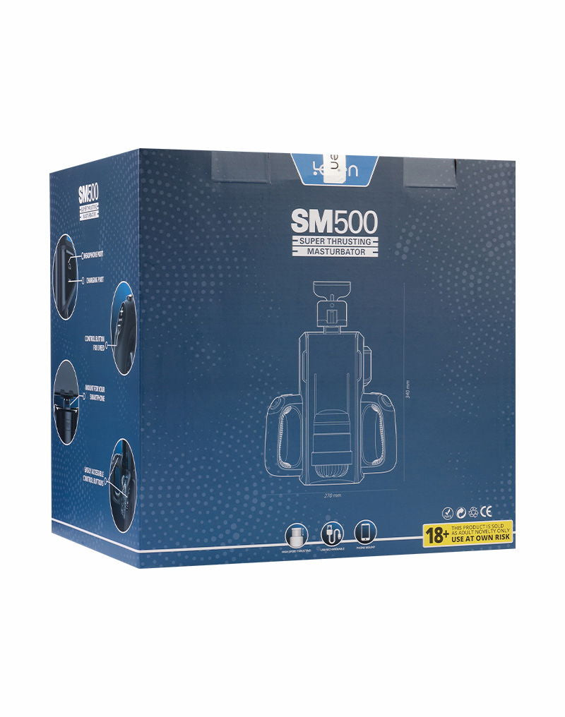 Leten - SM 500 - Super Thrusting  Masturbator met telefoonhouder