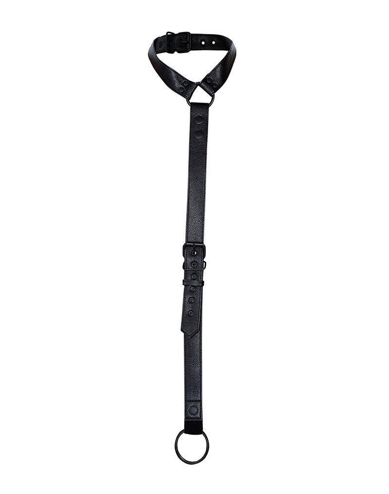 BL4CK by C4M - C-Ring Halsband - Zwart