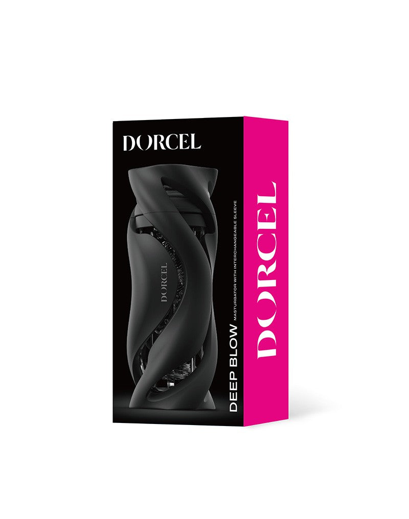 Dorcel - Deep Blow - Masturbator met Sleeve - Zwart