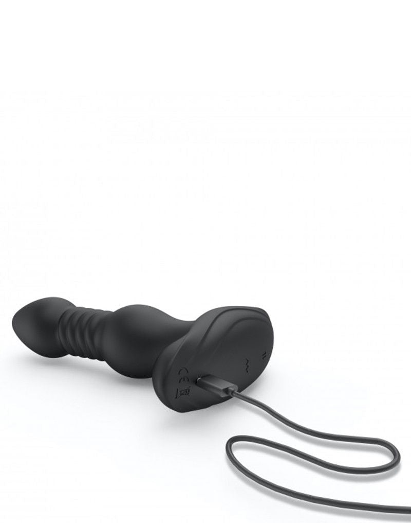 Dorcel - Deep Stormer - Vibrerende Plug met Afstandsbediening - Zwart - 6072486