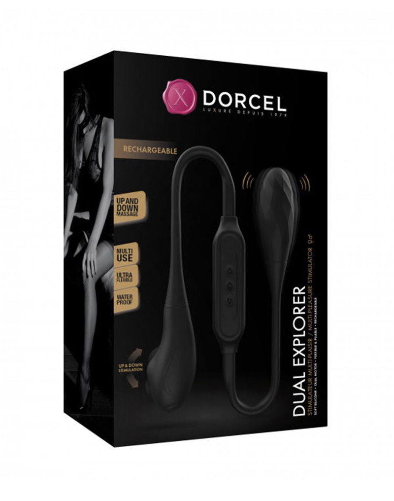 Dorcel - Dual Explorer - Dual Stimulator - Zwart - 6072493