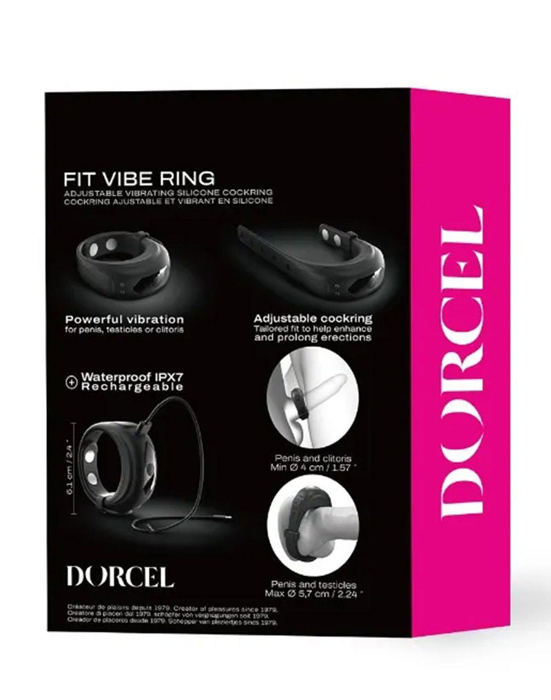 Dorcel - Fit Vibe Ring - Zwart