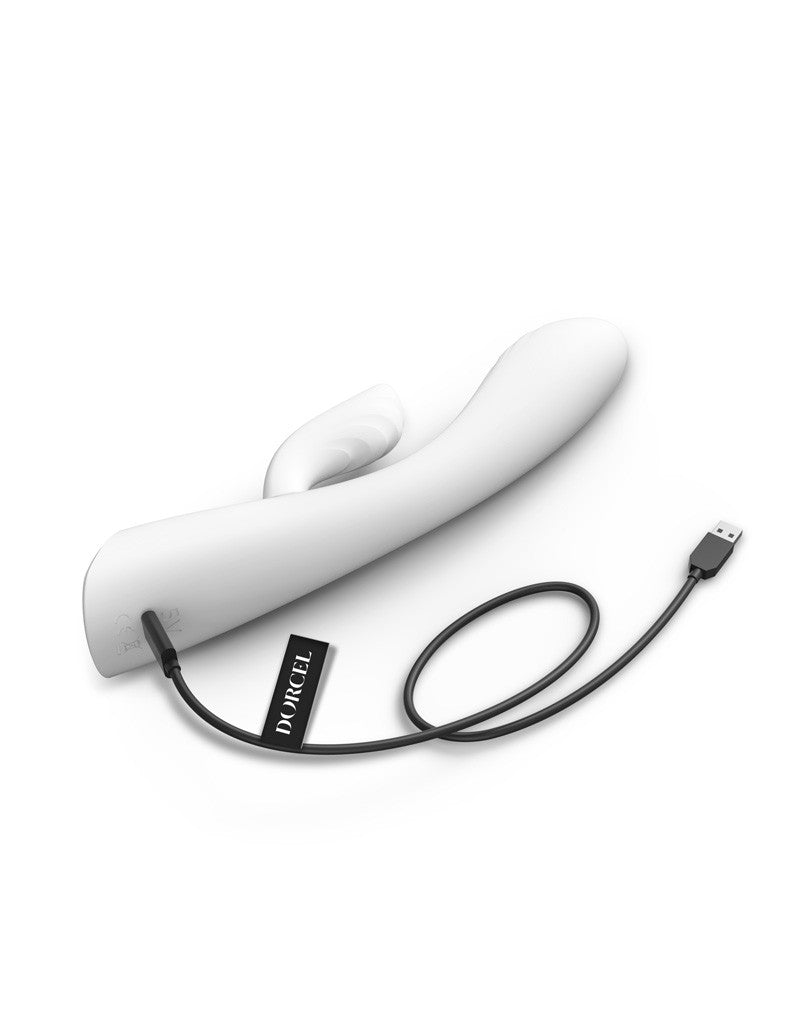 Dorcel - Flexi Rabbit - Verwarmde Rabbit Vibrator - Wit