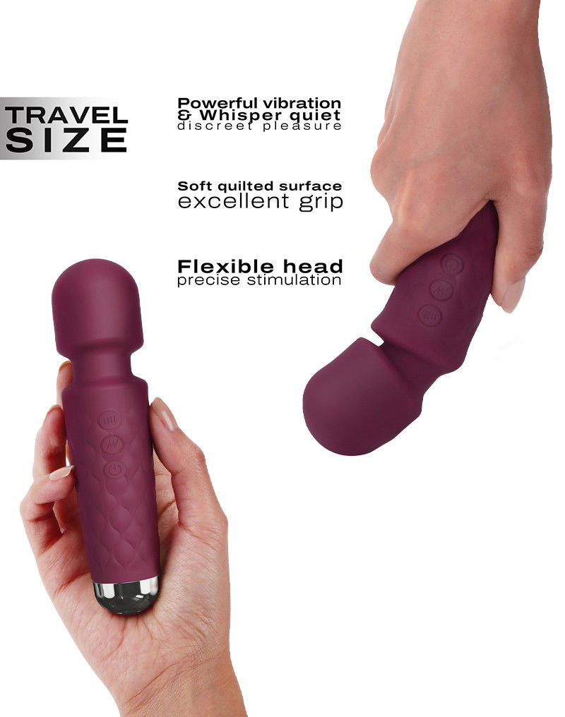 Dorcel - Mini Wanderful - Mini Wand Vibrator - Plum