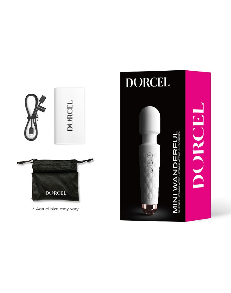 Dorcel - Mini Wanderful - Mini Wand Vibrator - Wit