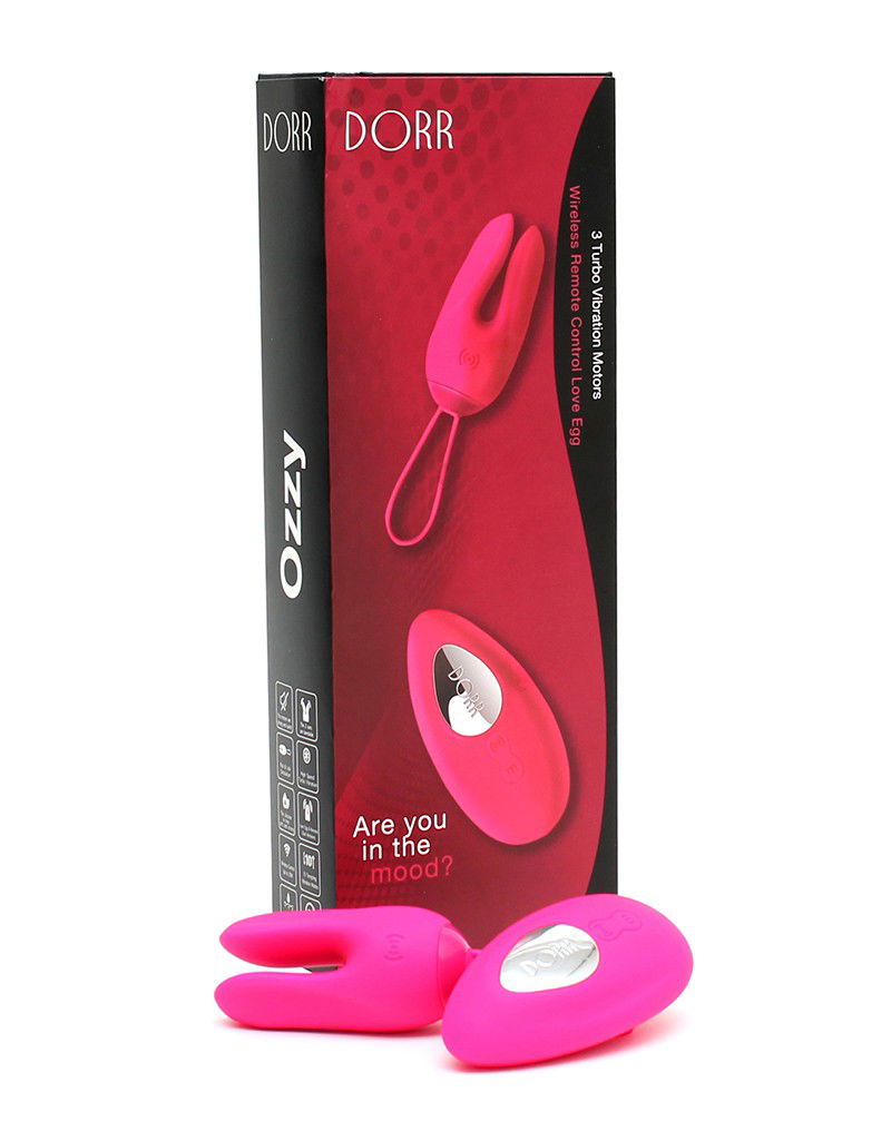 DORR - Ozzy - Rabbit Egg Vibrator + Lay-on Vibrator - Roze