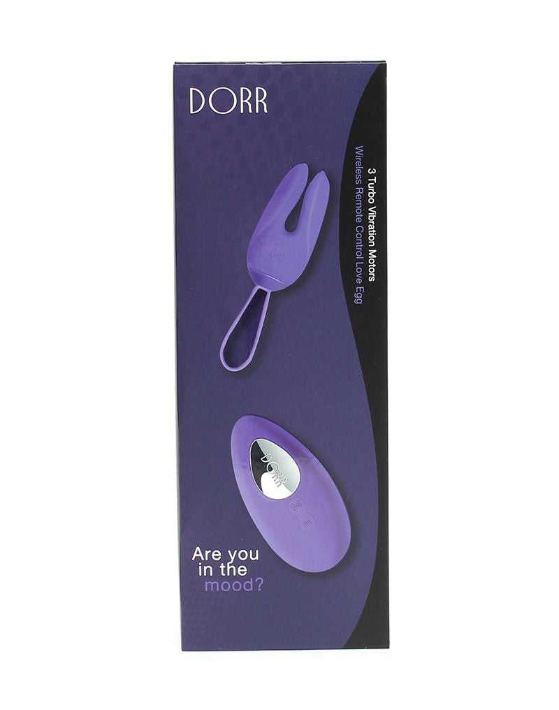 DORR - Ozzy - Rabbit Egg Vibrator + Lay-on Vibrator - Paars