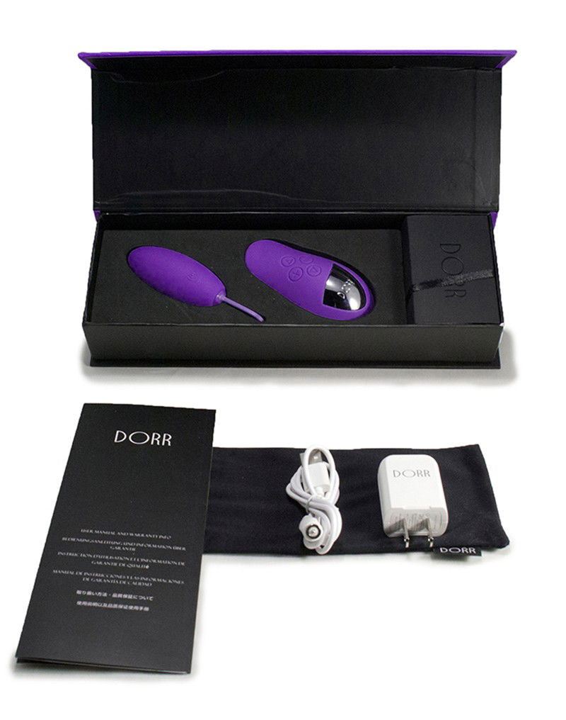 DORR - Spot - Draadloos Duo Ei + Oplegvibrator - Paars