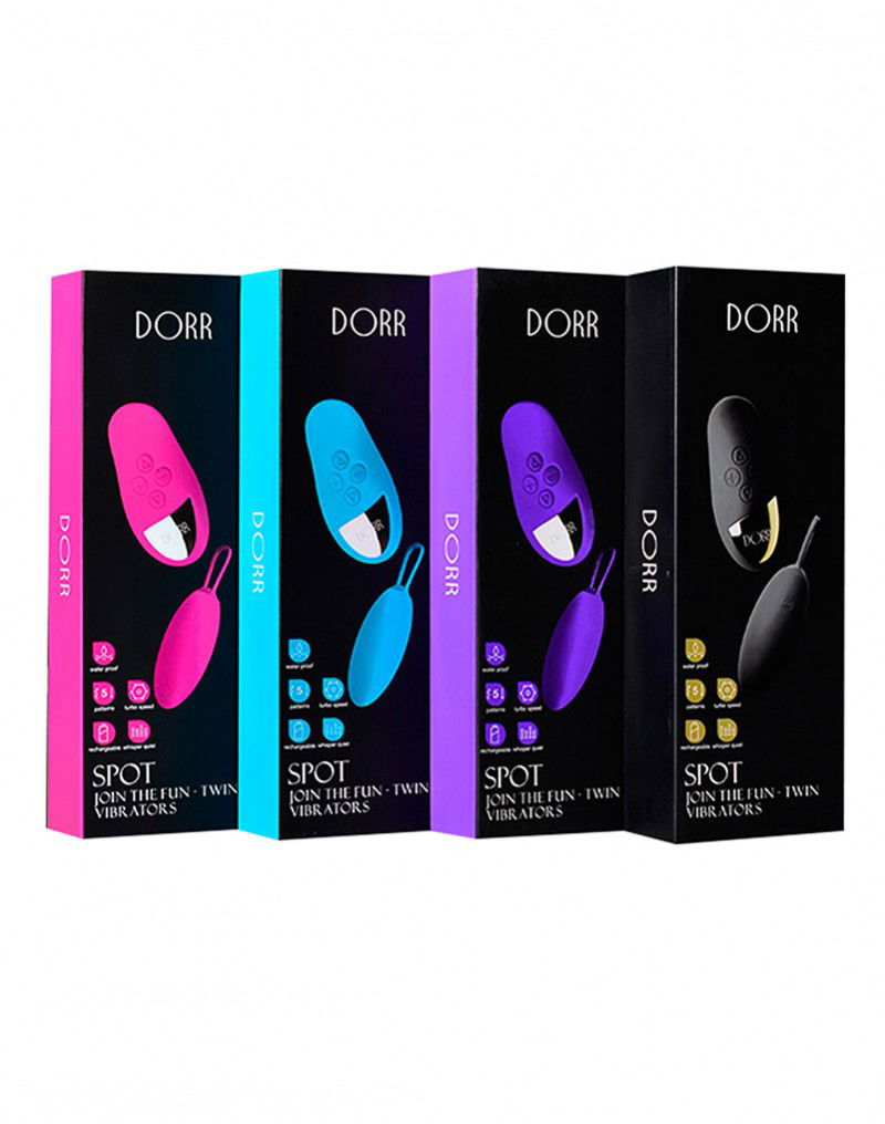 DORR - Spot - Draadloos Duo Ei + Oplegvibrator - Turkoois