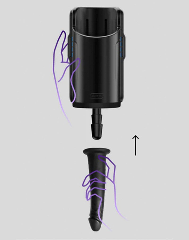 KIIROO - Dildo Adapter voor KEON Masturbator (exclusief dildo) - Zwart