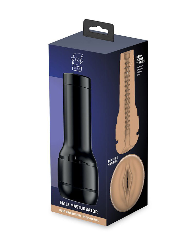 KIIROO - Feel Stroker - Realistische Stroker - Licht Bruin