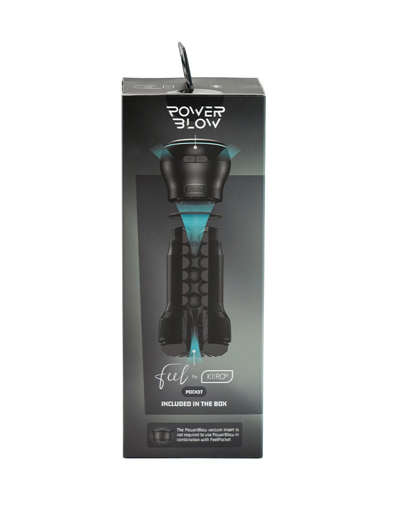 KIIROO - Pocket Stroker en PowerBlow Combo - Zwart