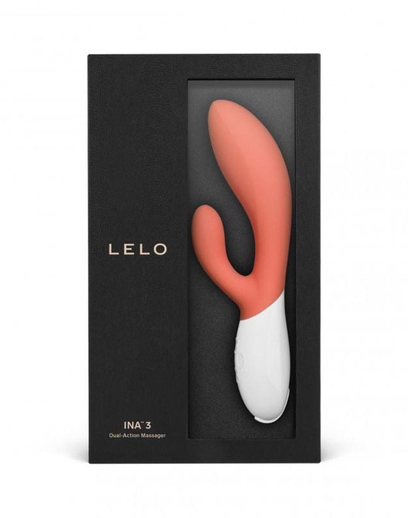 LELO - Ina 3 - Rabbit Vibrator - Coral