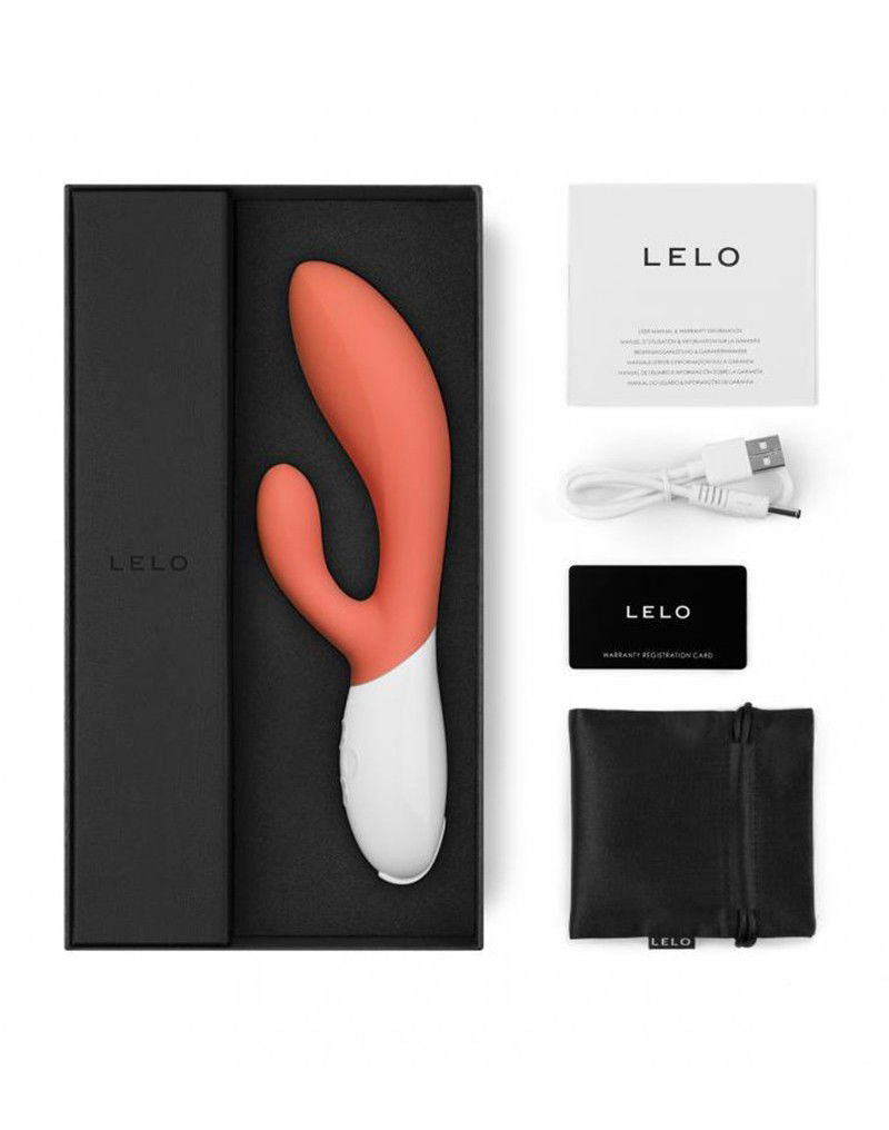 LELO - Ina 3 - Rabbit Vibrator - Coral