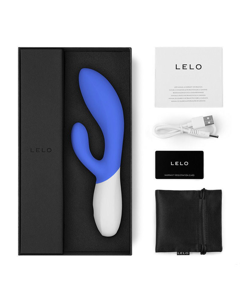 LELO - Ina Wave 2 - Rabbit Vibrator - California Sky