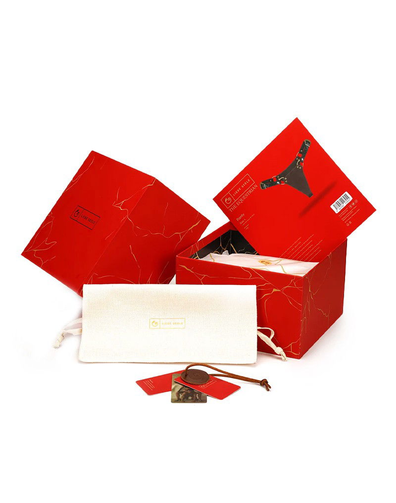 Liebe Seele - Leren Slip - Zwart, Bruin & Goud