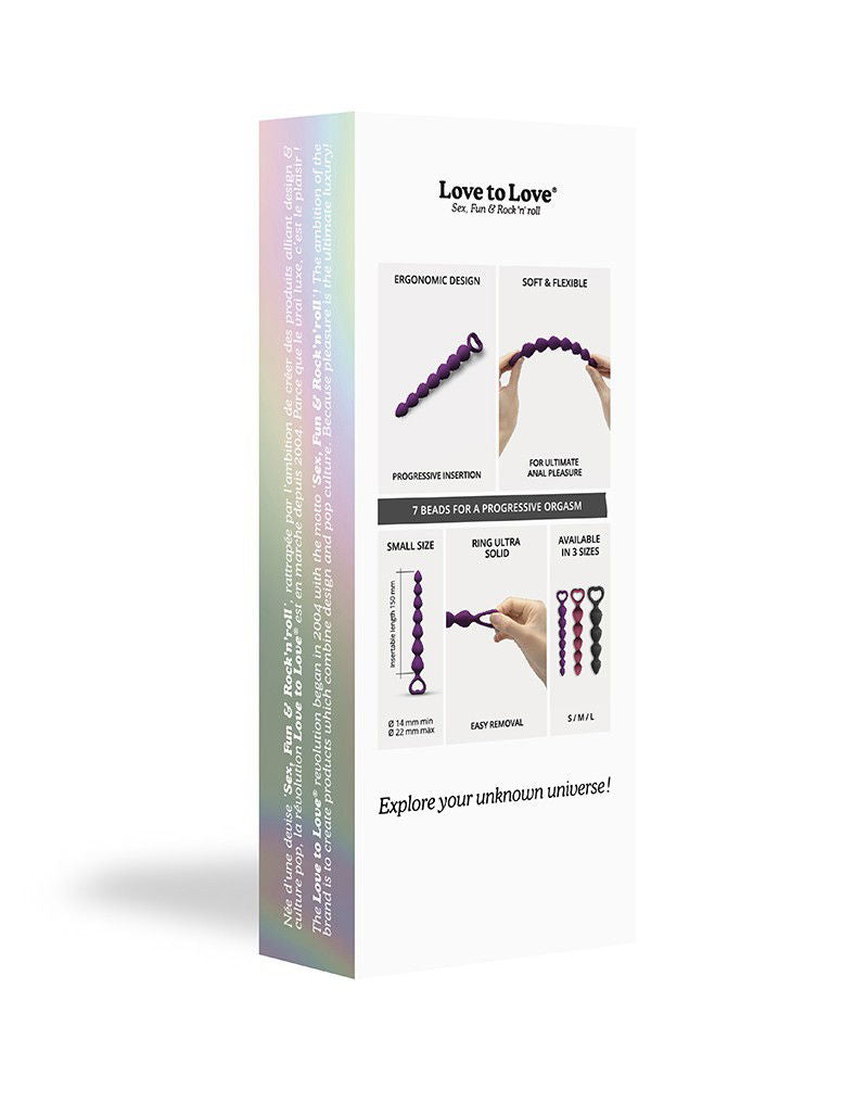 Love to Love - Bing Bang Maat S - Anaal Kettingen - Paars