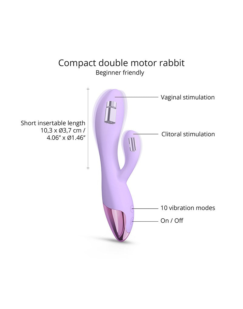 Love to Love - Funky Bunny - Rabbit Vibrator - Mauve