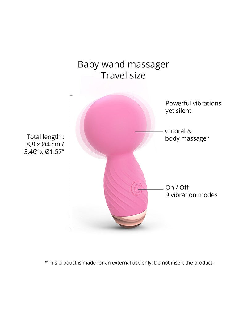 Love to Love - Itsy Bitsy - Mini Wand Vibrator - Roze