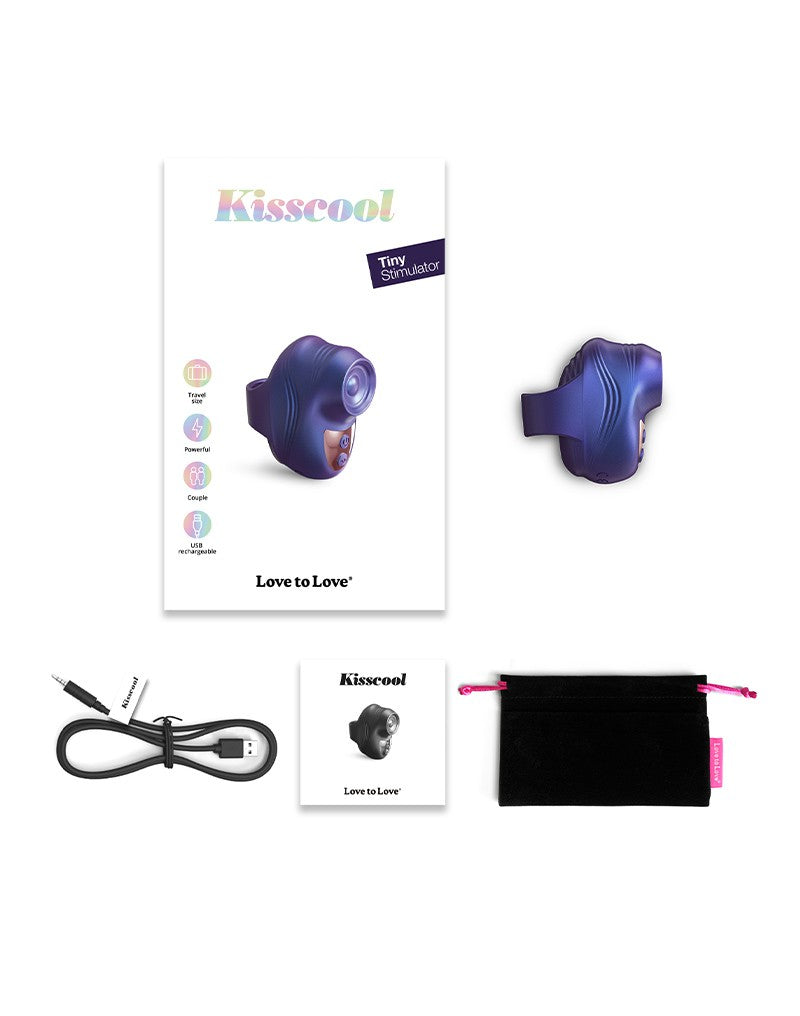 Love to Love - Kisscool - Iridescent  - Blauw