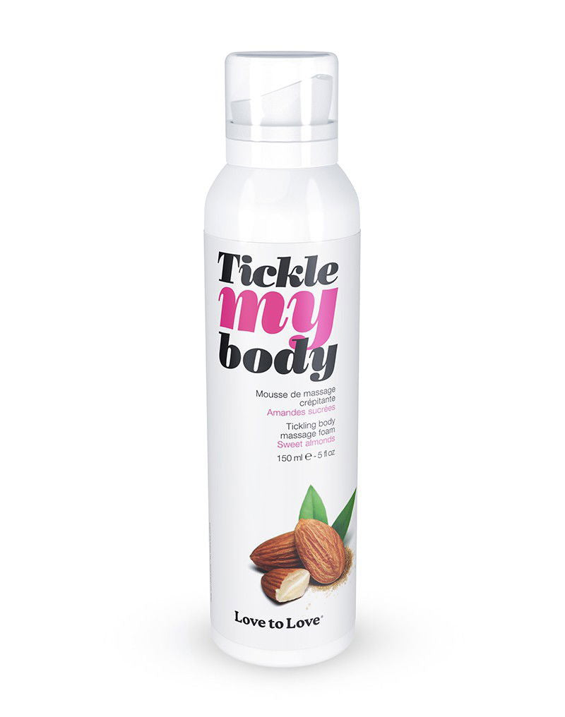 Love to Love - Tickle My Body - Massage Schuim - Gesuikerde Amandel - 150 ml