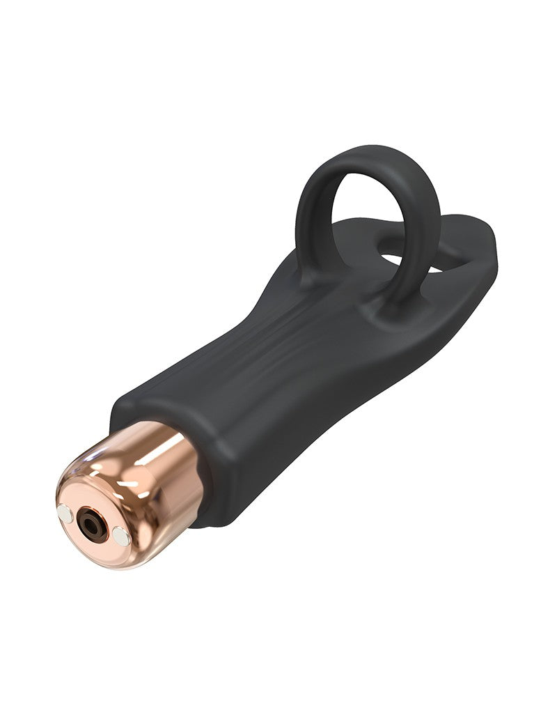 Love to Love - Vibrating Tickle Me - Vinger Vibrator - Zwart