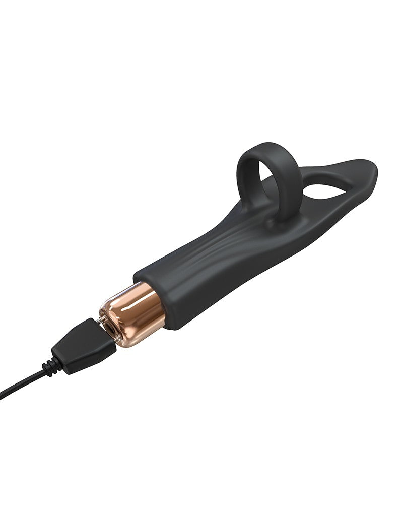 Love to Love - Vibrating Tickle Me - Vinger Vibrator - Zwart