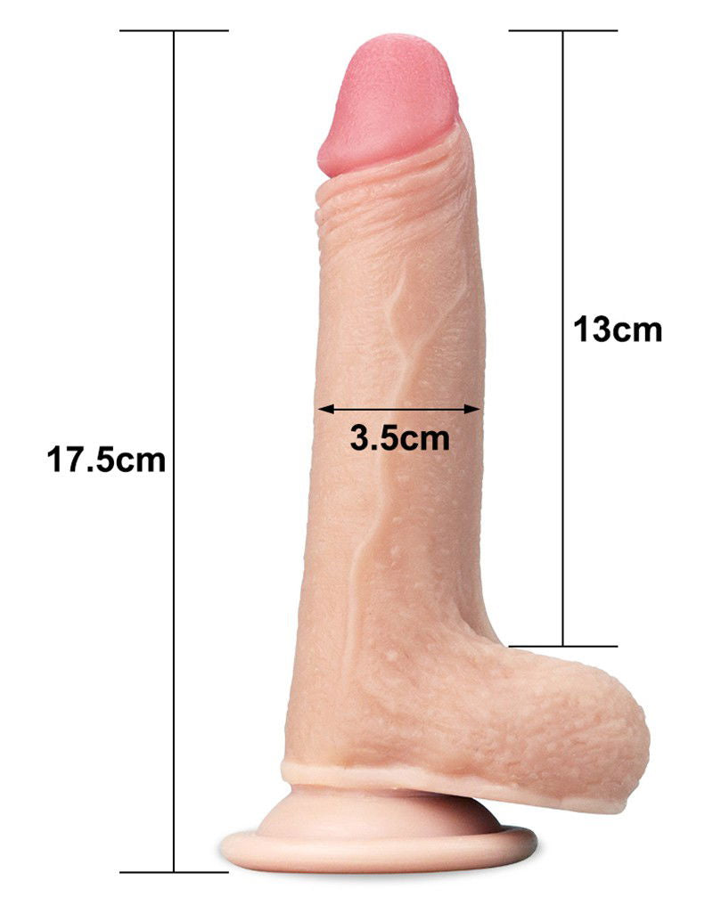 LoveToy - 7 inch Sliding Skin Dildo