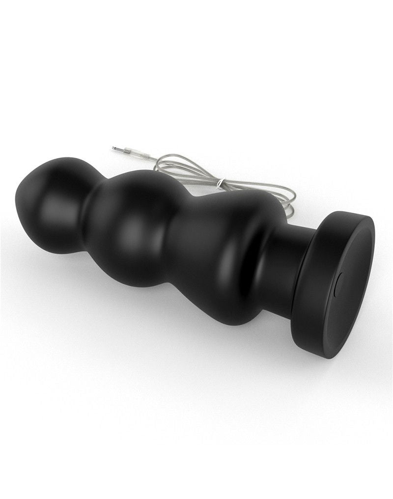 LoveToy - King Size Vibrating Anal Rigger 20 cm - Zwart