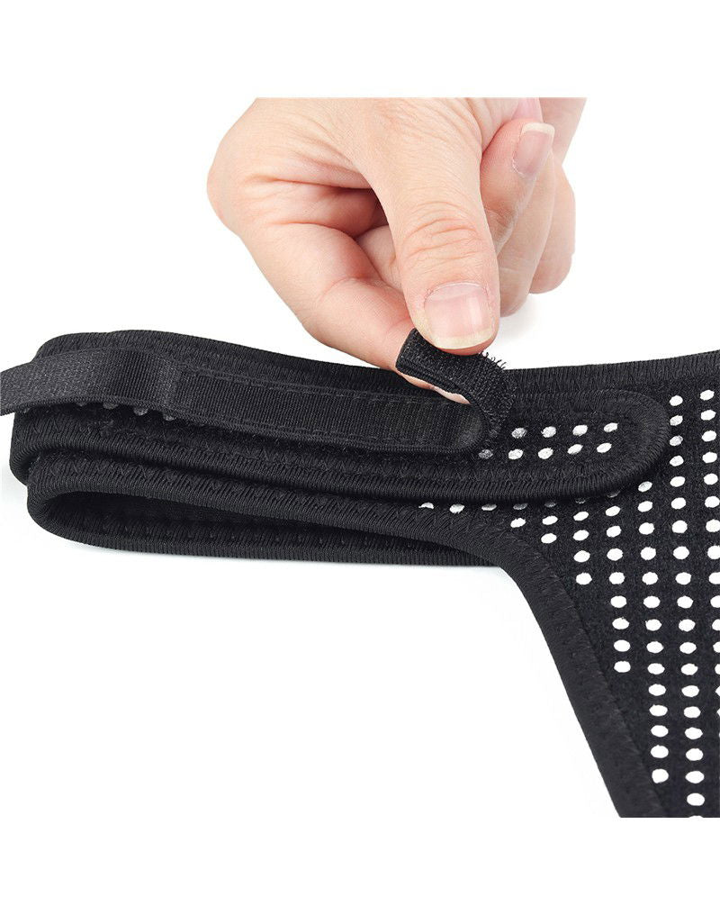 LoveToy - Easy Strap-on Harnas (zonder dildo) - Zwart & Wit