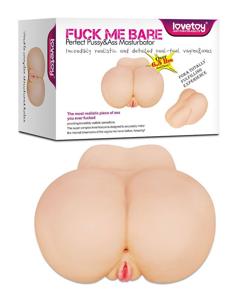 LoveToy - F*ck Me Bare Perfect Pussy & Ass Masturbator