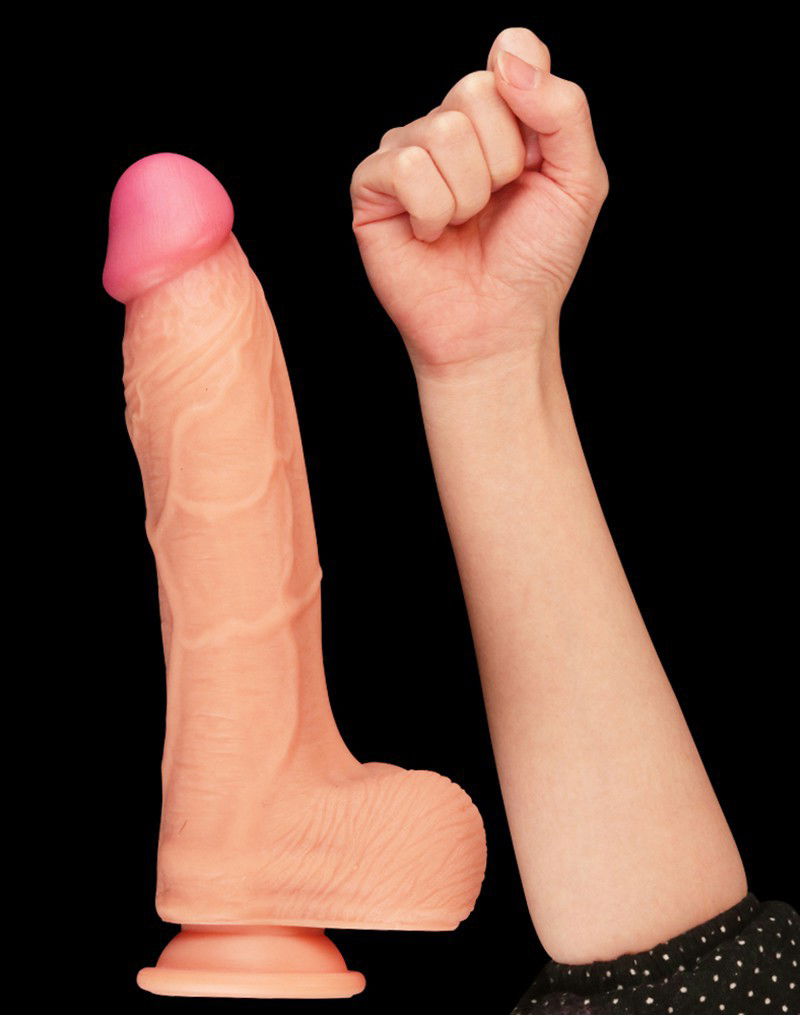 LoveToy - Realistic Dildo 25 cm - Nude